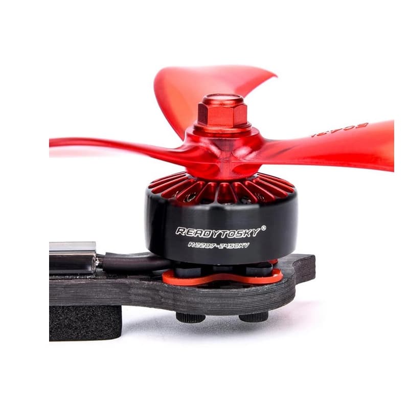R2207 2207 2450KV CCW FPV Brushless Motor(Black Cap)