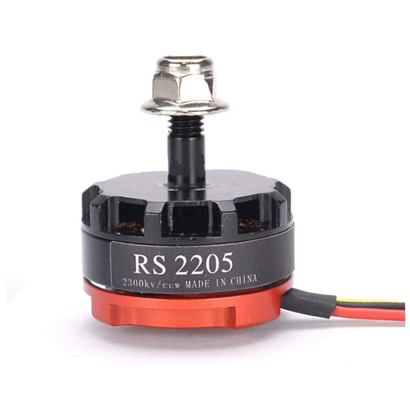 RS2205 2300KV Brushless DC Motor for QAV250 QAV300 Racing Multicopter Silver Cap (CCW Motor Rotation)