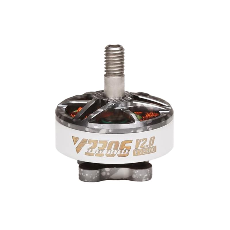 T Motor Velox V2306 V2.0 5"Freestyle Fpv Racing Drone Motor 4-6S Camo Silver 2400 KV