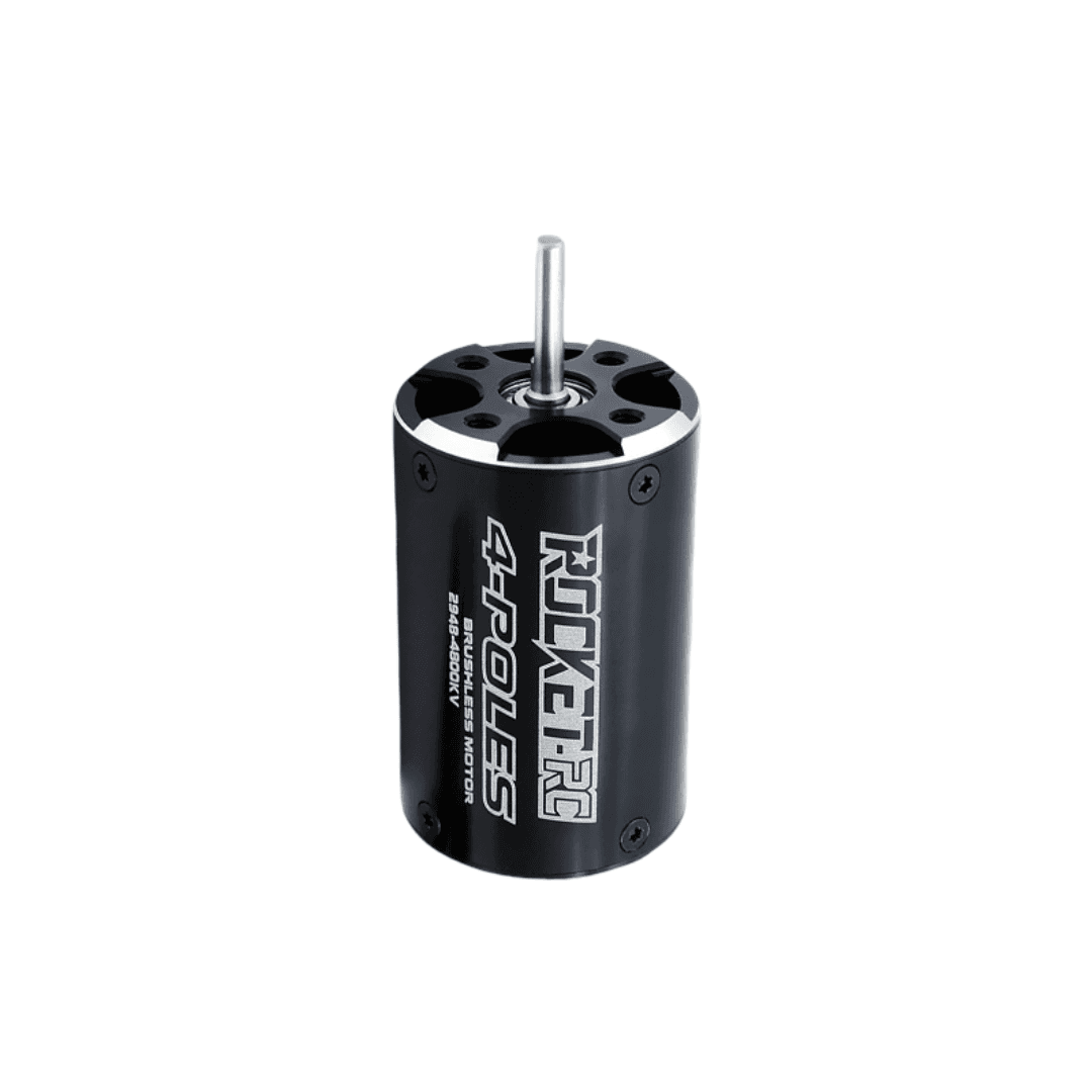 Rocket 2948 brushless rc boat motor 4POLE ¢3.175mm Black (4800 KV)