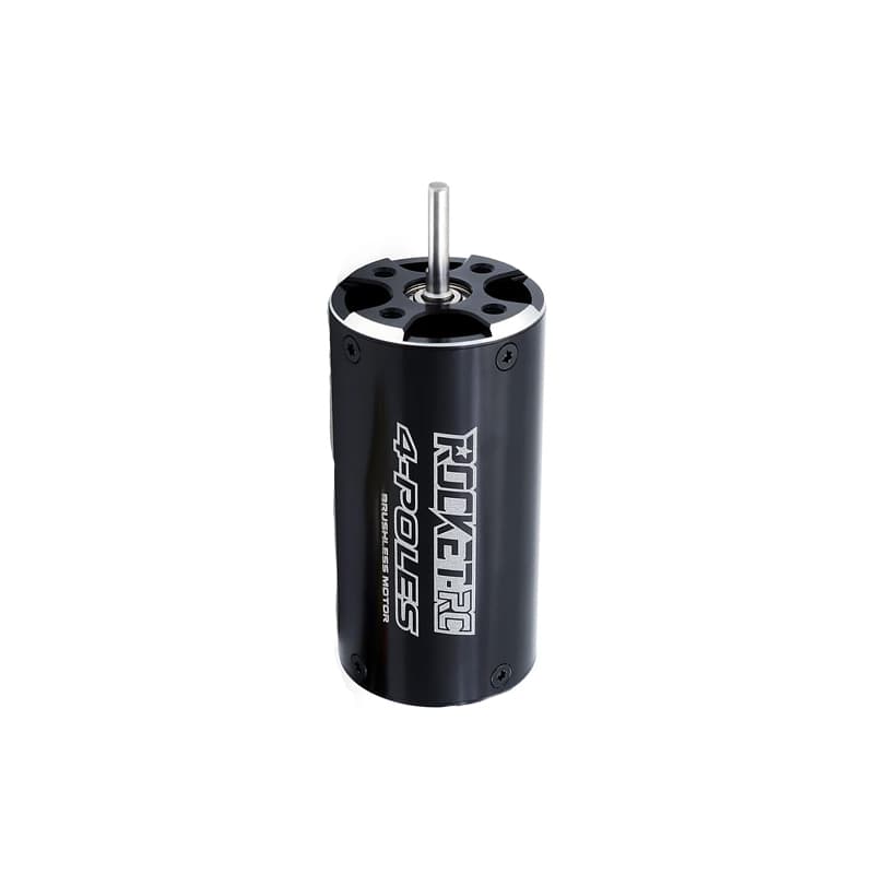 Rocket 2958 brushless rc boat motor 4POLE ¢3.175mm Black (3380 KV)
