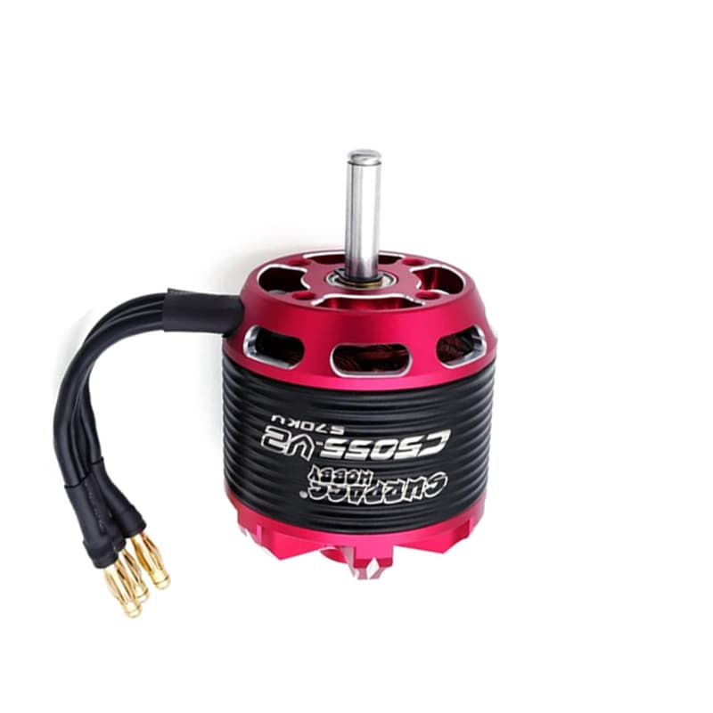 SURPASS HOBBY C5055 14pole Outrunner Brushless Motor for Fixed Wing AircraftΦ6.0*23mm 4.0mm Connector (570 KV)