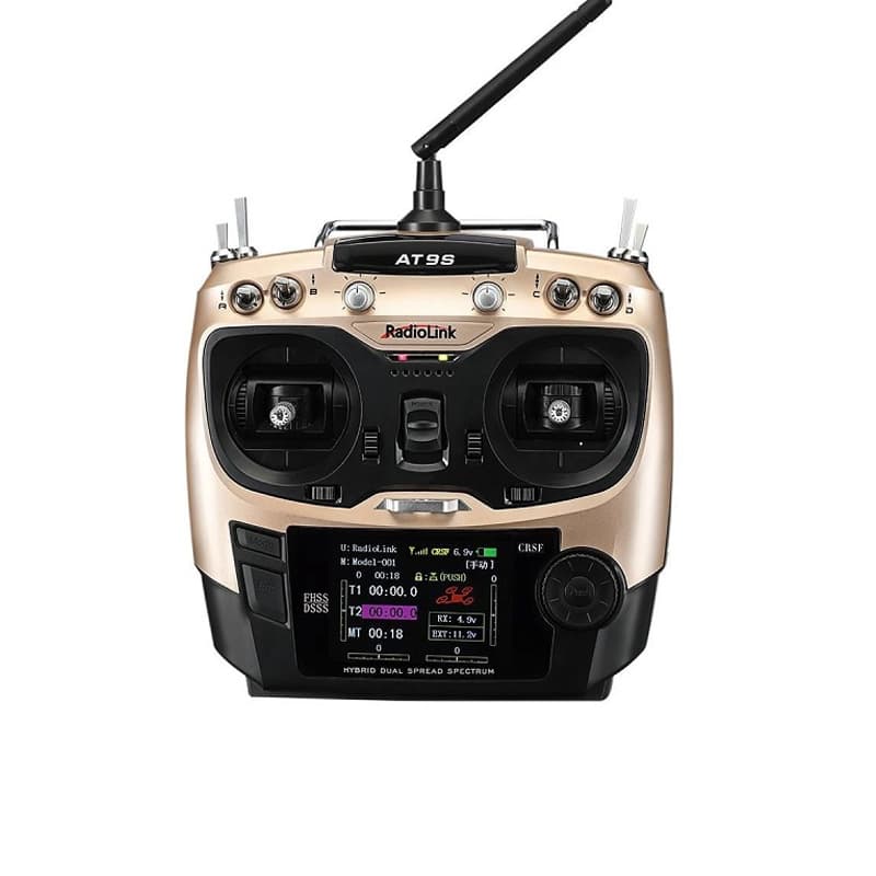 Radiolink AT9S Pro 2.4GHz 12CH RC Drone Remote with R9DS Receiver