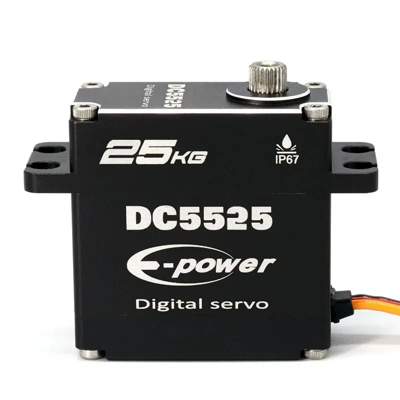 E-Power RC DC5525 25KG Waterproof Steal Gear Digital Servo Motor 270º