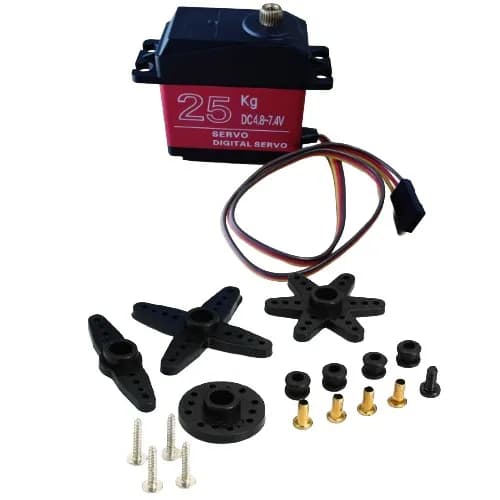 High Torque Digital Metal gear RC Servo Motor 25kg 180 Degree