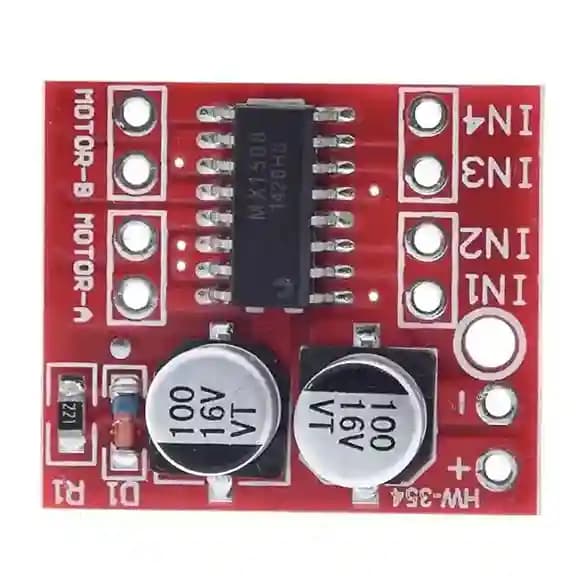 Mini L298N 2 Channel H Bridge DC Motor Driver Board with MX1508 Chip