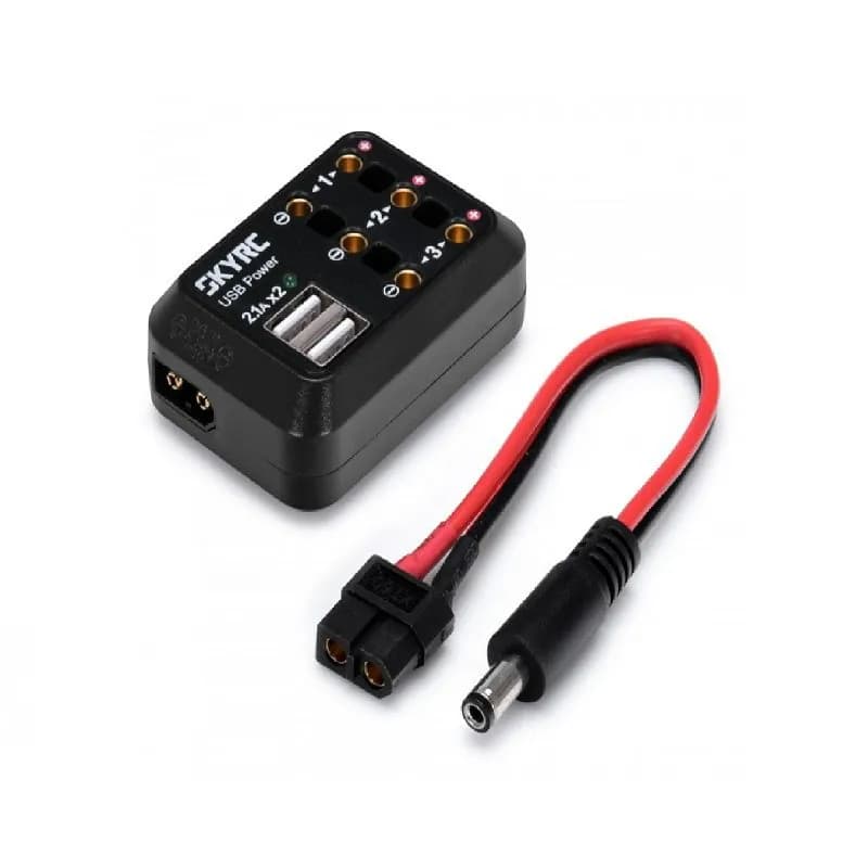 SkyRC DC Power Distributor with DC2.5 Male Connector