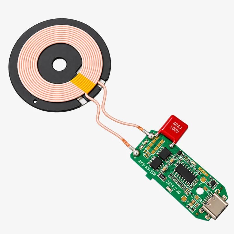 15W Wireless Charging Transmitter Module Type-C Connector