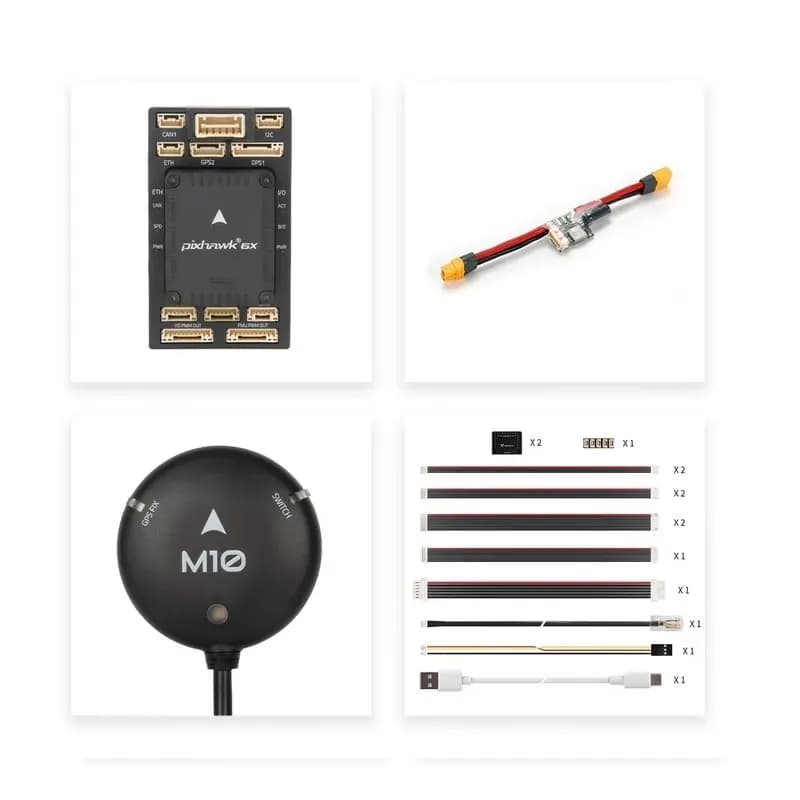 Holybro Pixhawk 6X Rev8 Mini Flight Controller Set with M10 GPS & PM02D Power Module