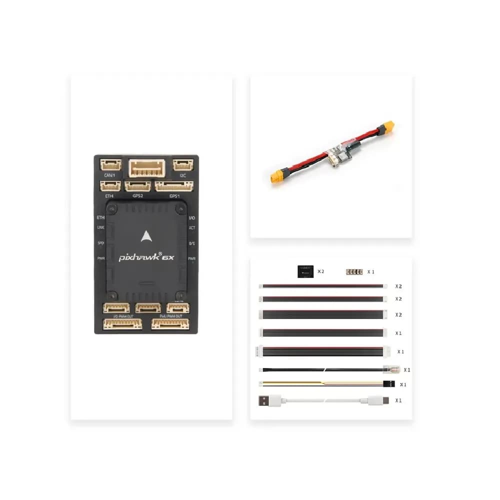 Holybro Pixhawk 6X Rev8 Mini Flight Controller Set with PM02D Power Module