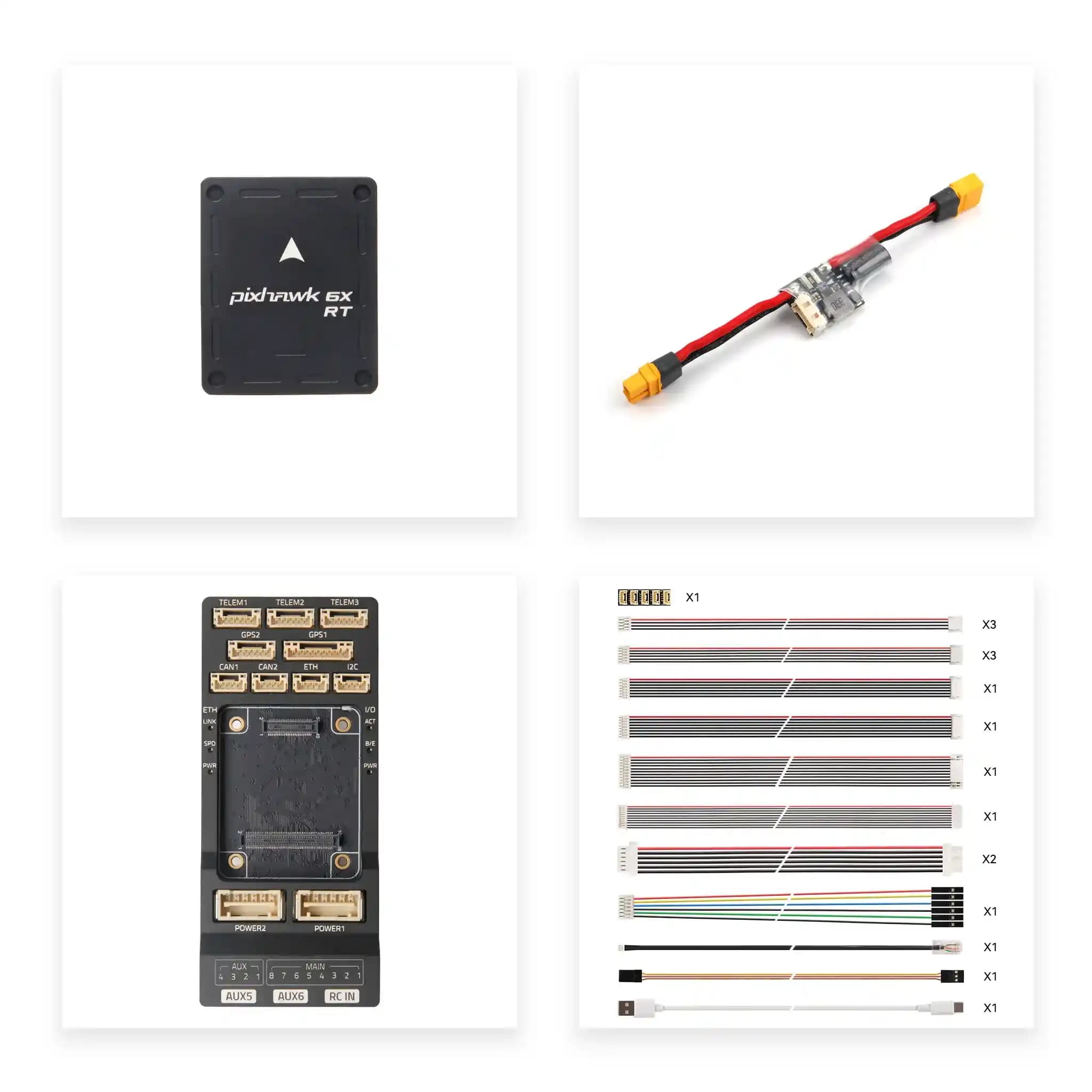 Holybro Pixhawk 6X-RT Standard v2A Flight Controller Set with PM02D Power Module