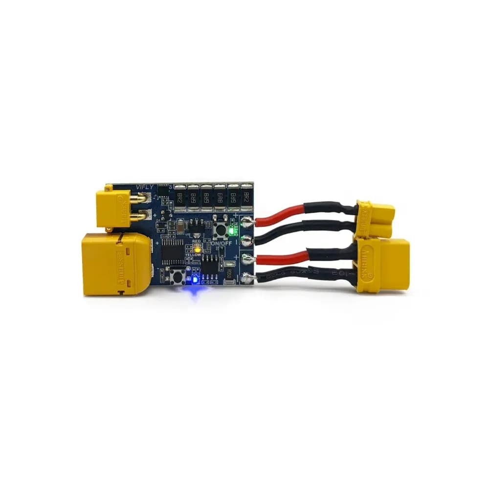 VIFLY ShortSaver 2 Smart Smoke Stopper Electronic Fuse to Prevent Short Circuit and Overload for RC FPV Drones Available with XT30 and XT60 Connectors