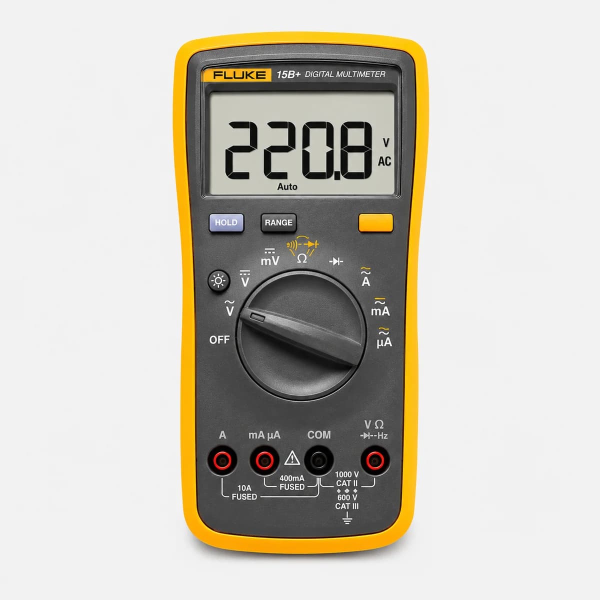 Fluke 15B+ Digital Multimeter with 1 Year Warranty
