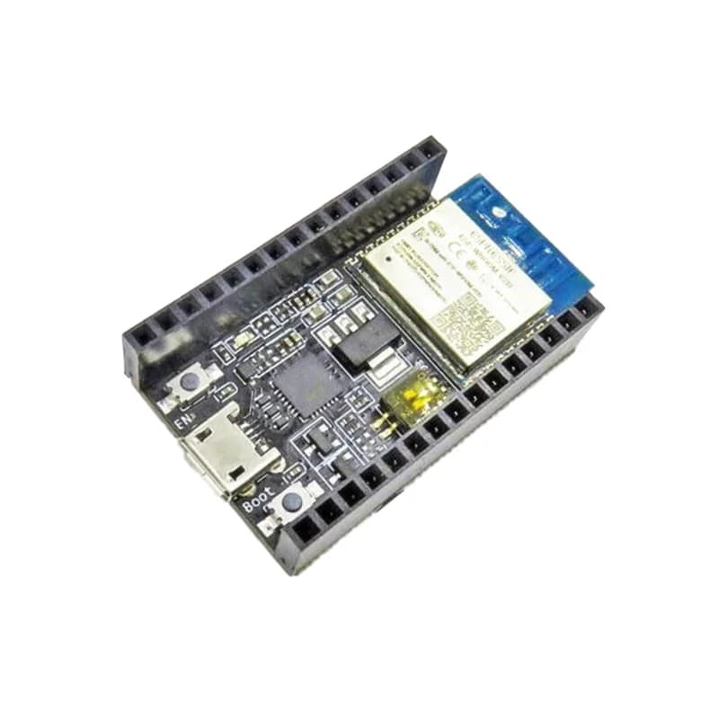 Espressif ESP8266-DevKitC Development Board with ESP-WROOM-02D - Official WiFi Module Breakout Board with USB-UART Bridge & Dual-Row Headers