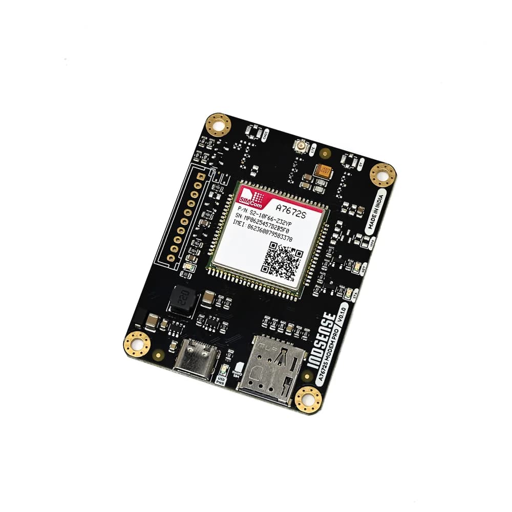 Indsense A7672S Modem Pro Industrial 4G LTE Cat-1 IoT Modem V0.1.0