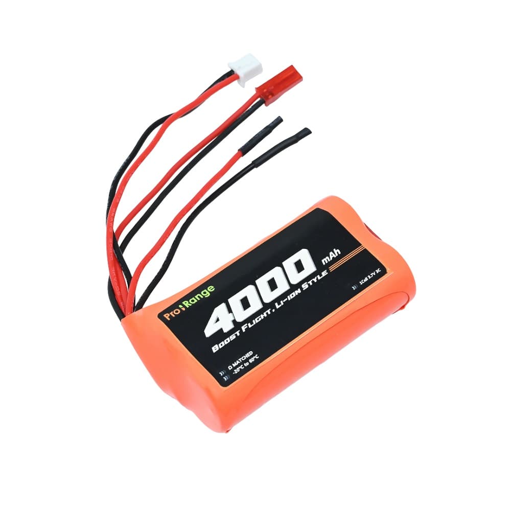 Pro-Range INR 18650 3.7V 4000mAh 3C 1S2P Li-Ion Battery Pack