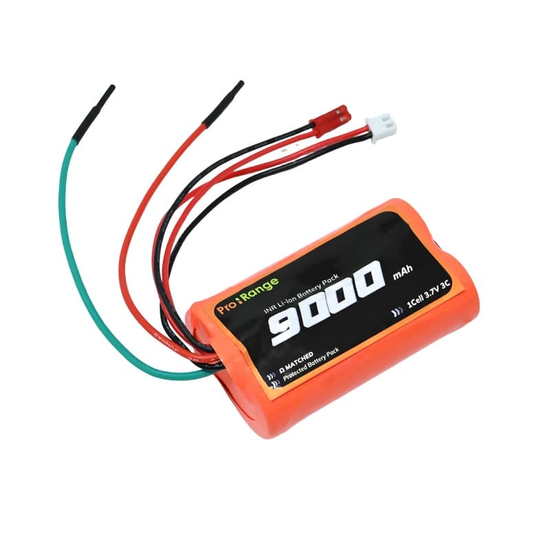 Pro-Range INR 21700 3.7V 9000mAh 3C 1S2P Li-Ion Battery Pack