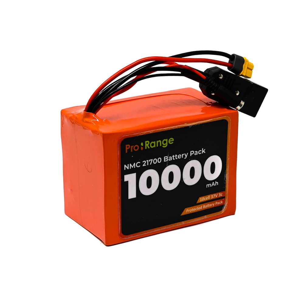 Pro-Range A Grade NMC N21700CG-50 36V 10000mAh 3C 10S2P Li-Ion Battery Pack
