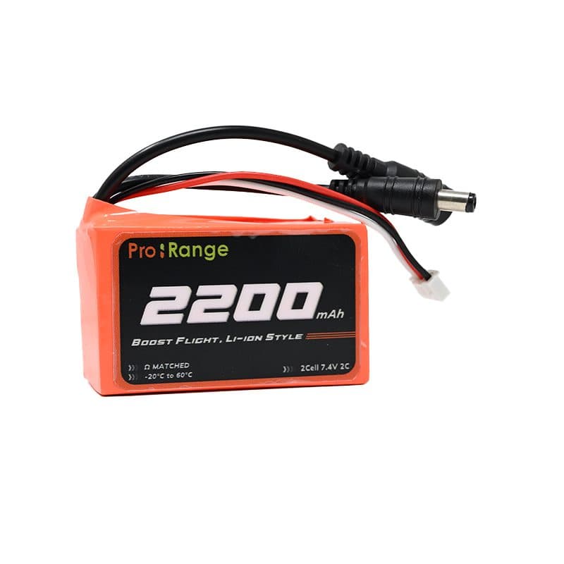 Pro-Range INR 18650 7.4V 2200mAh 2C 2S1P Li-Ion Battery Pack