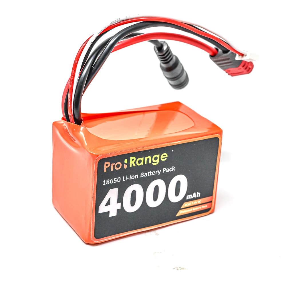 Pro-Range A Grade NMC N18650CH 7.4V 4000Mah 3C 2S2P Li-Ion Battery Pack