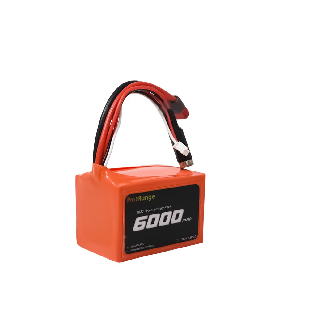 Pro-Range NMC 18650 7.4V 6000mAh 3C 2S2P Li-Ion Battery Pack