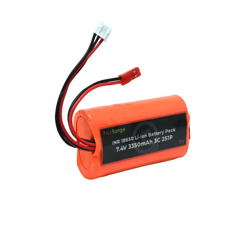 Pro-Range A Grade NMC N18650CP 7.4V 3350mAh 3C 2S1P (TX) Li-ion Battery Pack