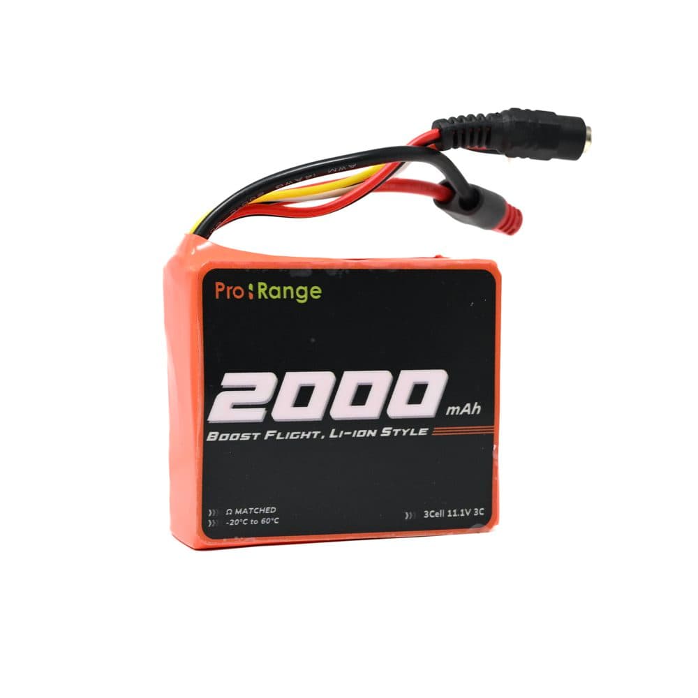 Pro-Range A Grade NMC N18650CH 11.1V 2000mAh 3C 3S1P Li-Ion Battery Pack