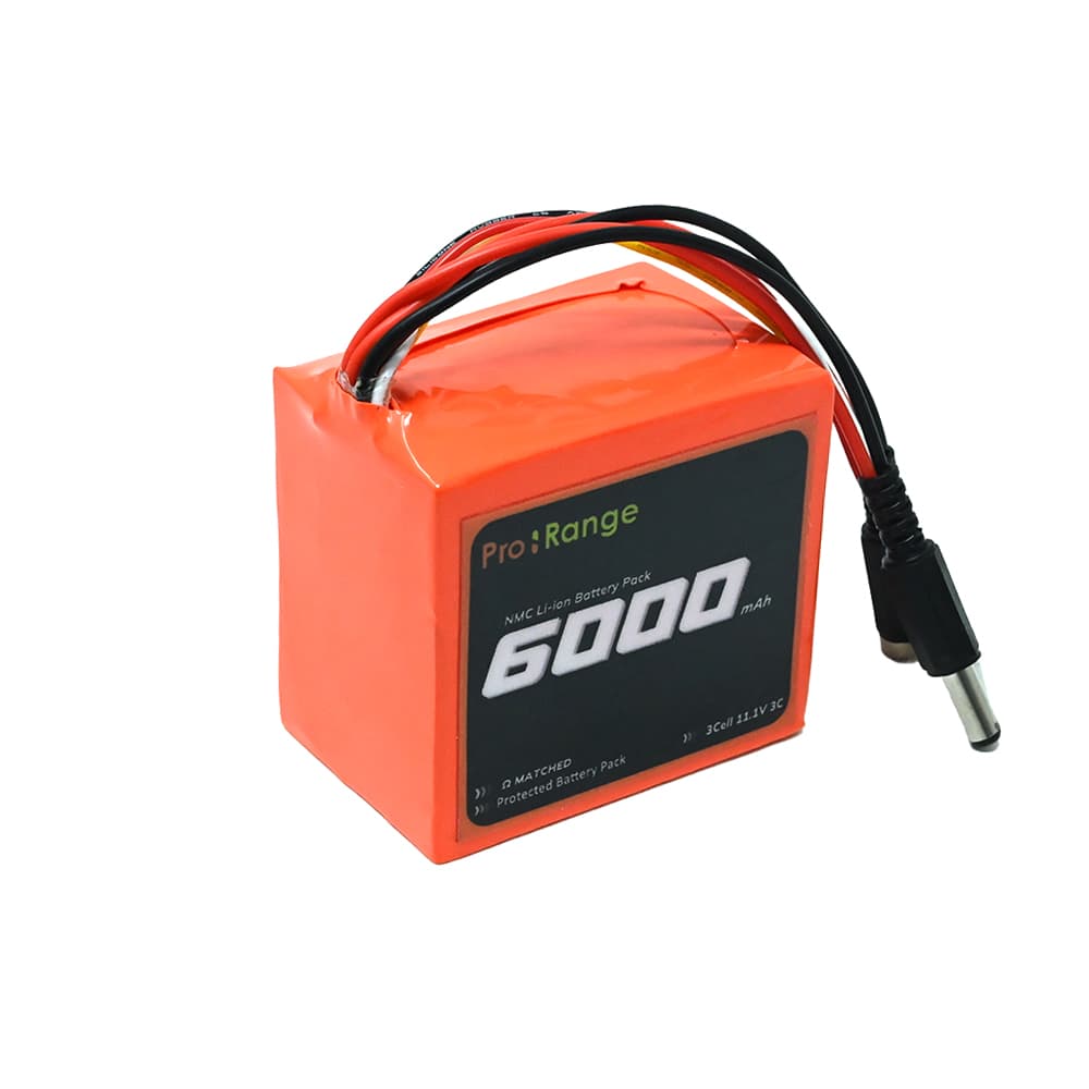 Pro-Range A Grade NMC N18650CP 11.1V 6000mAh 3C 3S2P Li-Ion Battery Pack