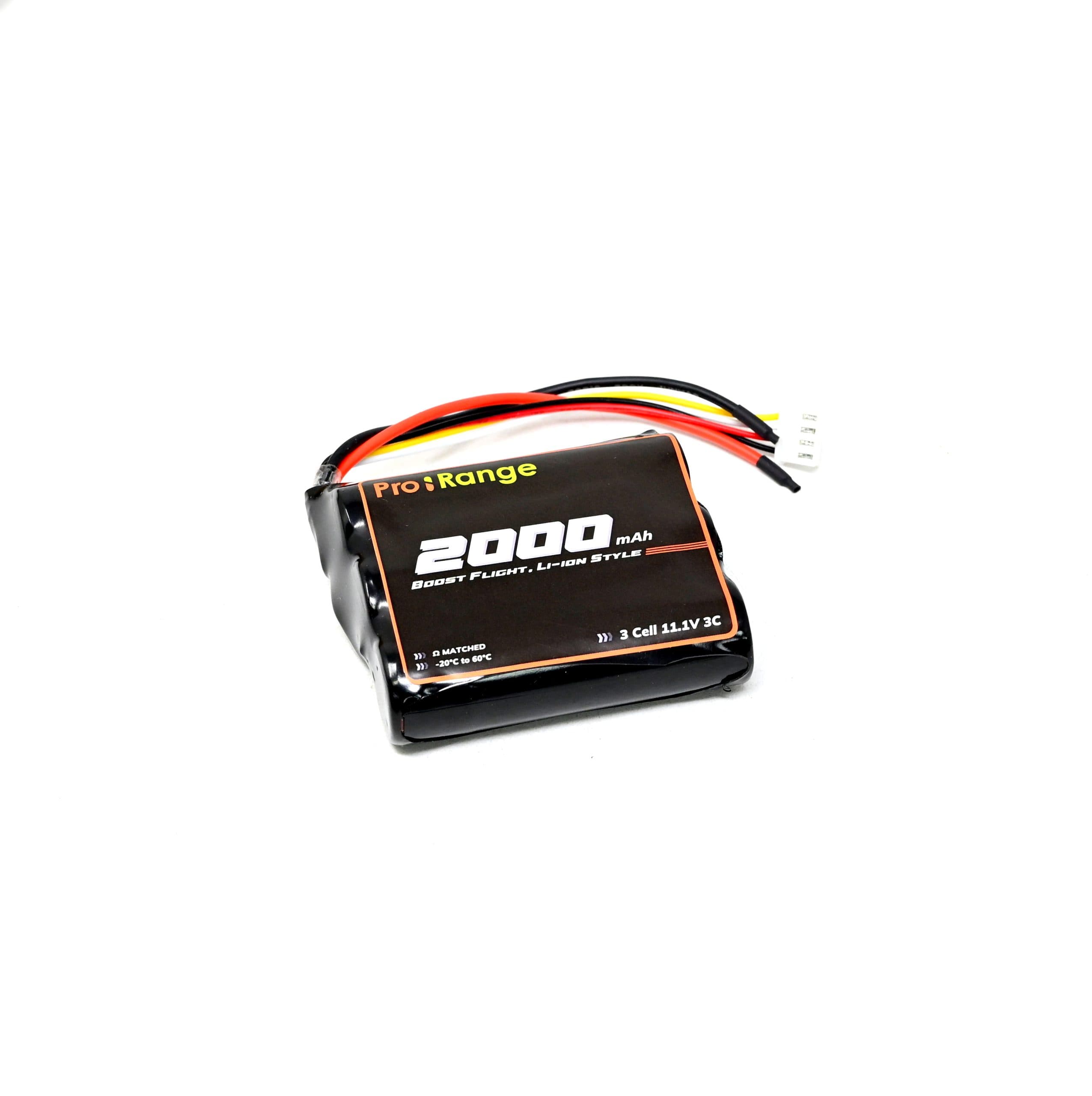 Pro-Range A Grade NMC N18650CH 11.1V 2000mAh 3C 3S1P Li-Ion Battery Pack in a Line