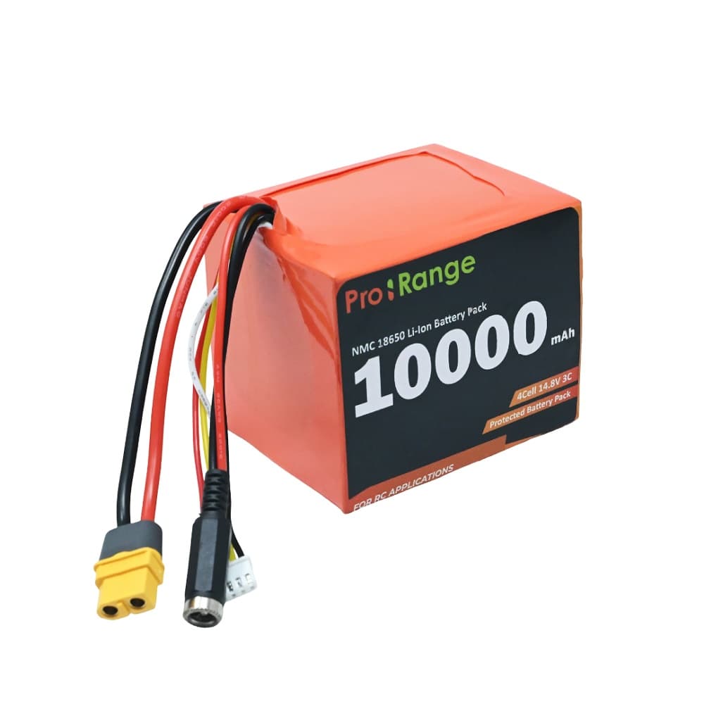 Pro-Range NMC 18650 14.8V 10000mAh 3C 4S3P Li-Ion Battery Pack