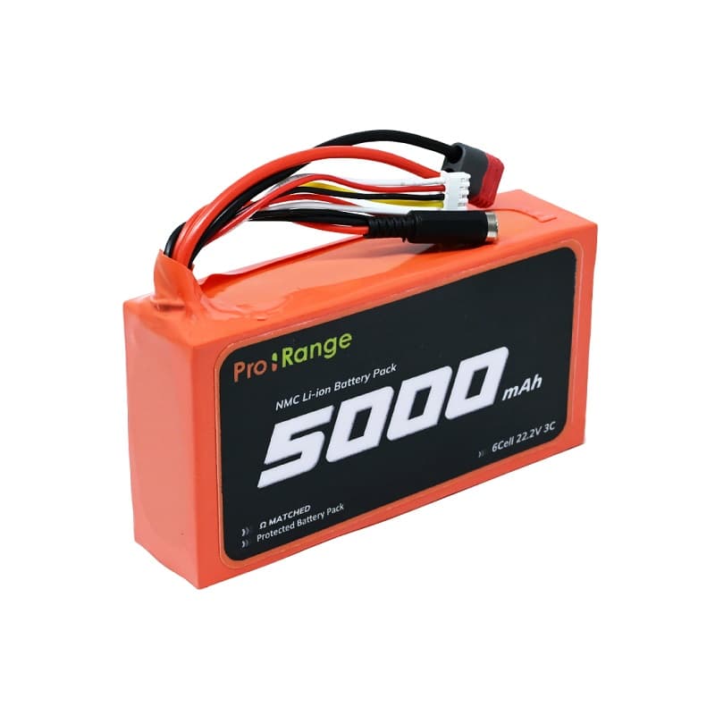 Pro-Range A Grade NMC N21700CG-50 22.2V 5000mAh 3C 6S1P Li-Ion Battery Pack