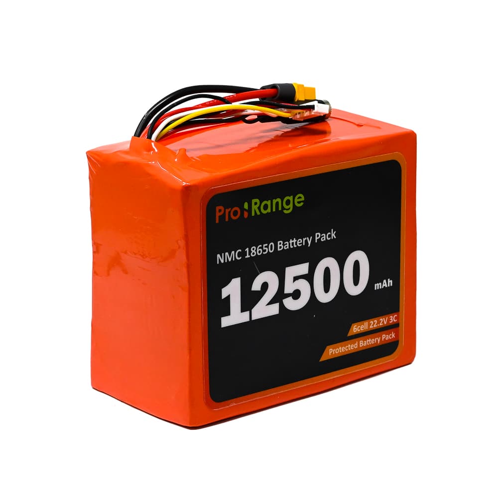 Pro-Range A Grade NMC N18650CH 22.2V 12500mAh 3C 6S5P Li-Ion Battery Pack