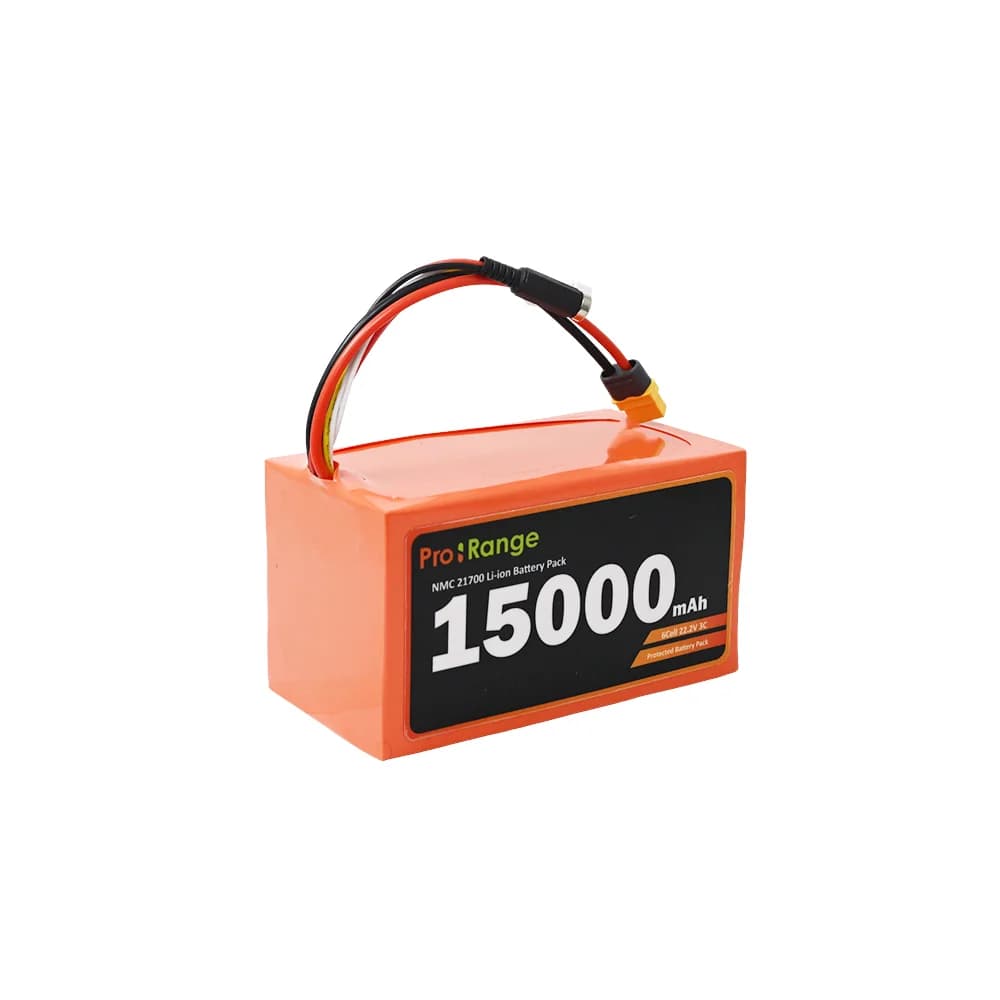 Pro-Range NMC 21700 22.2V 15000mAh 3C 6S3P Li-Ion Battery Pack