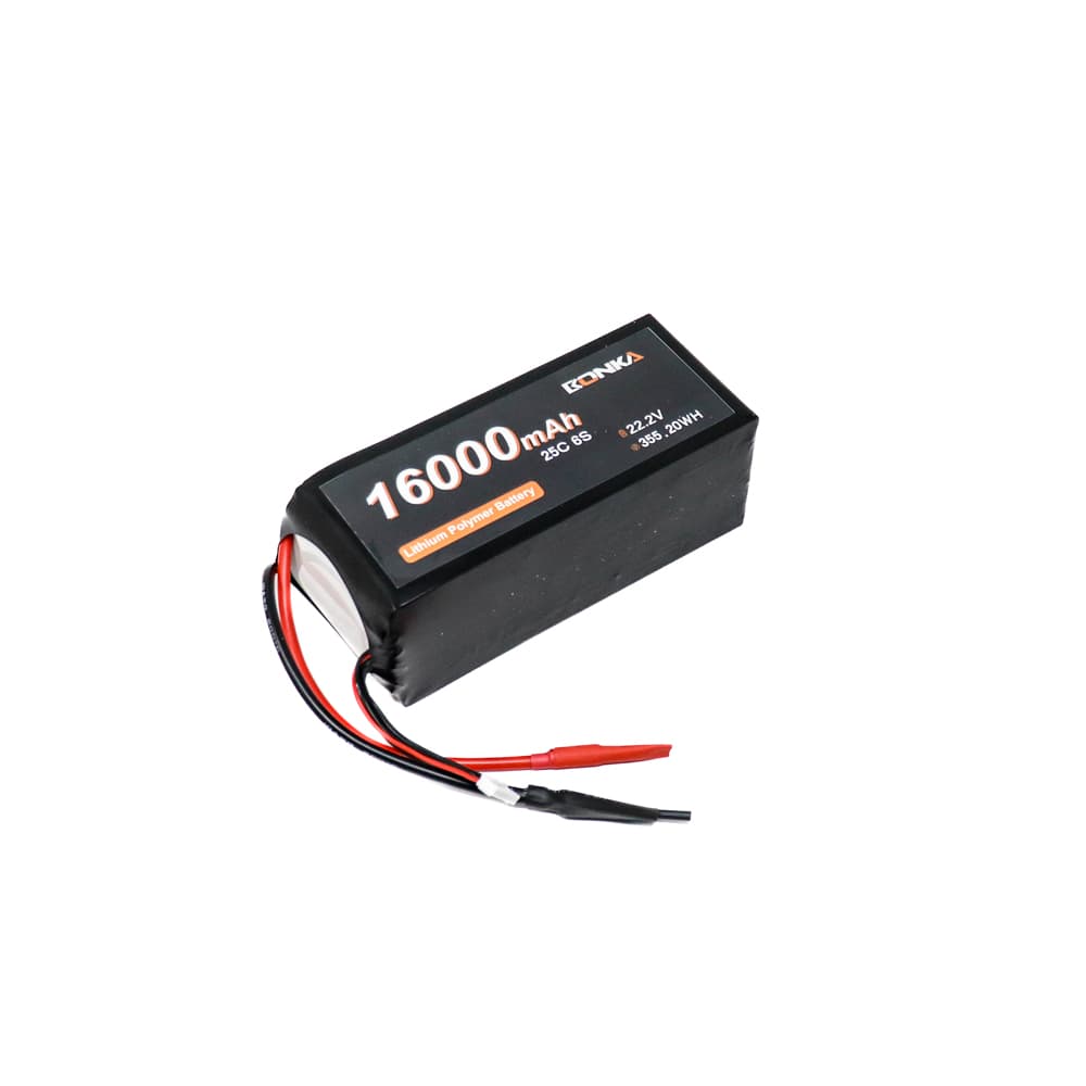 Bonka 22.2V 16000mAh 25C 6S Lithium Polymer Battery Pack