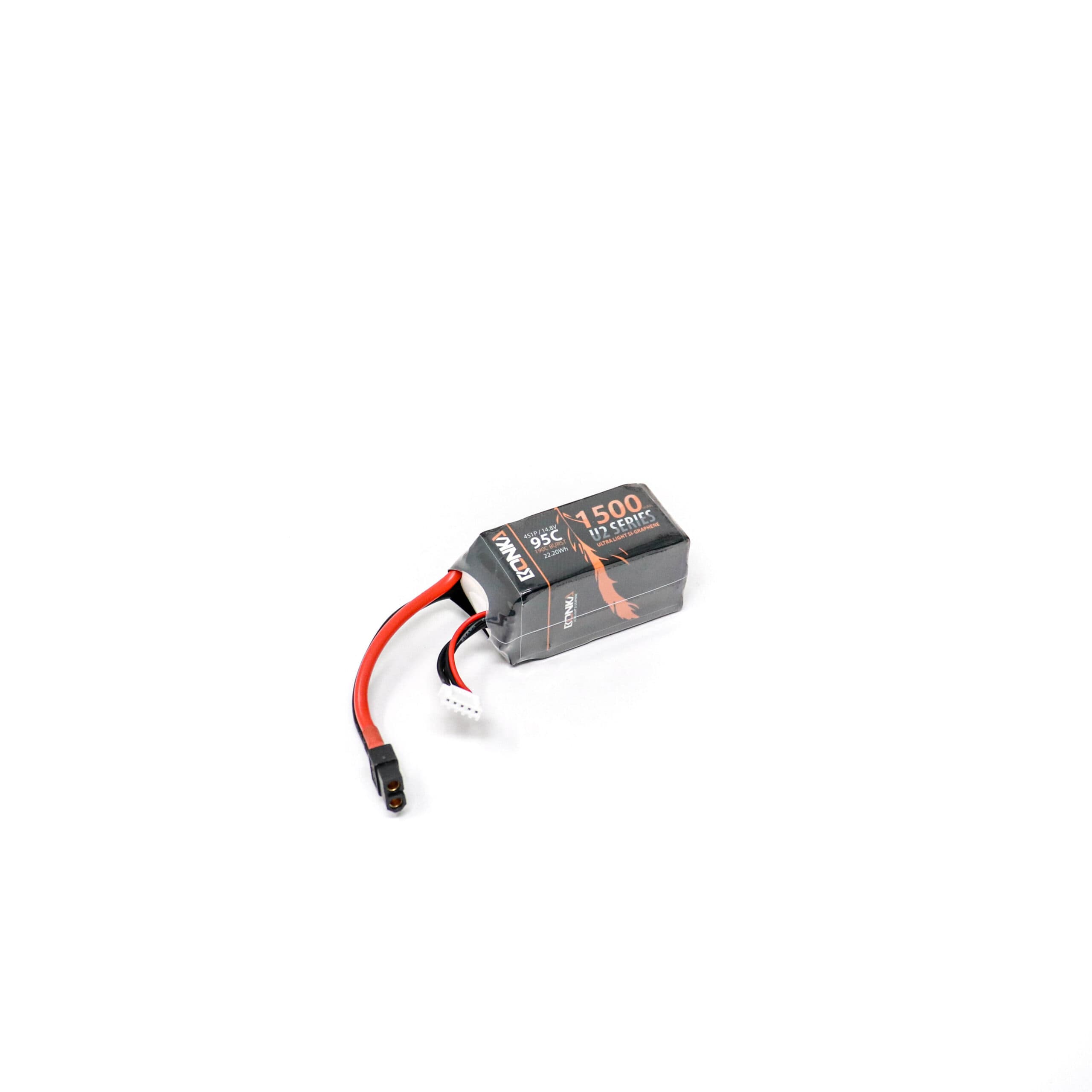 Bonka 14.8V 1500mAh 95C 4S Graphene Lithium Polymer Battery Pack