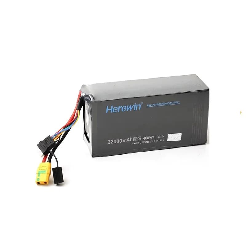 Herewin 22.2V 22000mAh 25C 6S Lithium Polymer Battery Pack