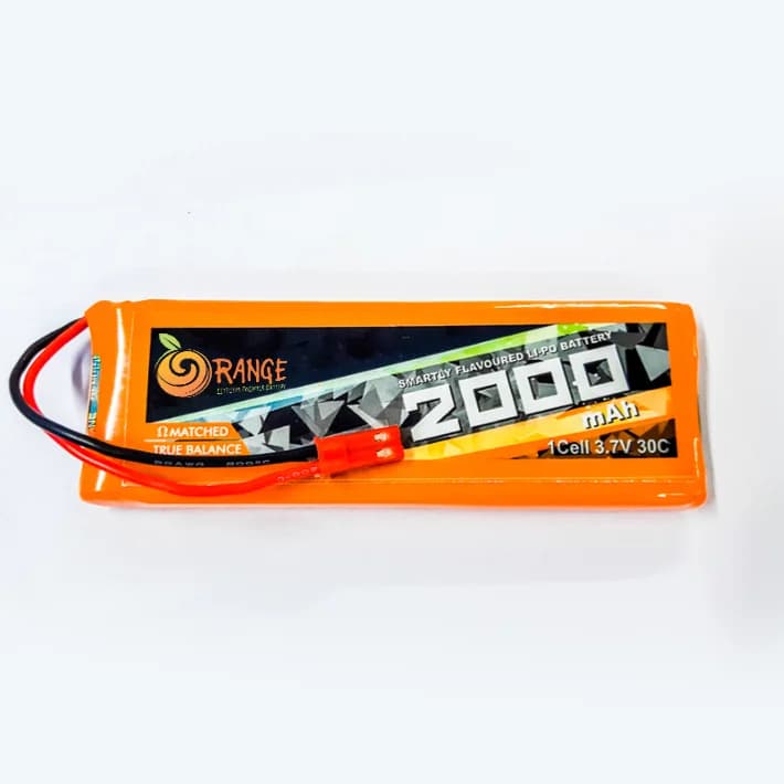 Orange 2000 mAh 1S 30C/60C Lithium polymer battery Pack (LiPo)