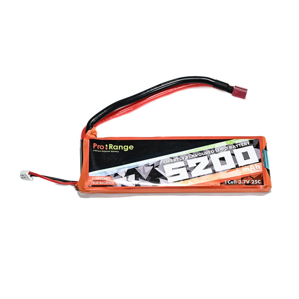 Pro- Range 3.7V 5200mAh 25C 1S Lithium Polymer Battery Pack