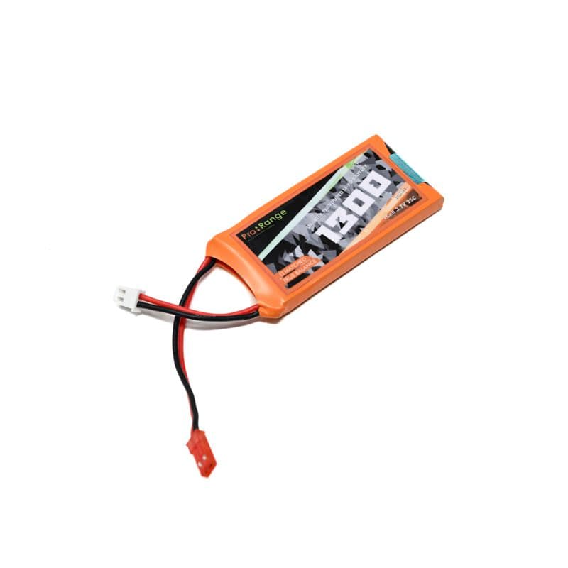 Pro-Range 3.7V 1300mAh 25C 1S Lithium Polymer Battery Pack