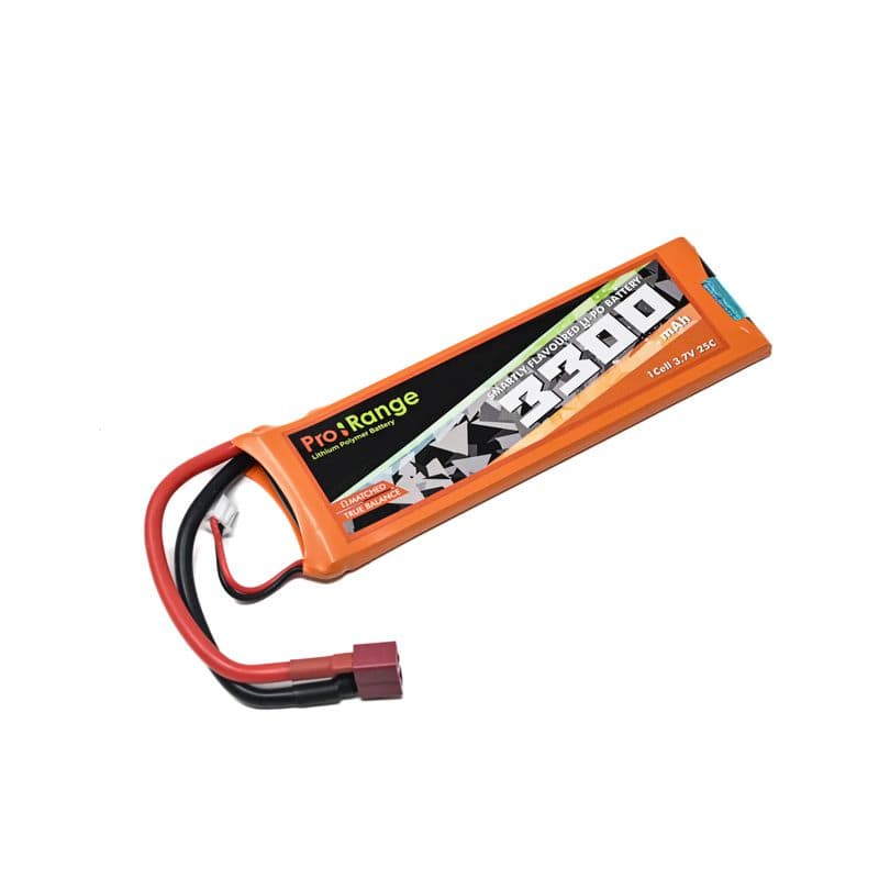 Pro-Range 3.7V 3300mAh 25C 1S Lithium Polymer Battery Pack