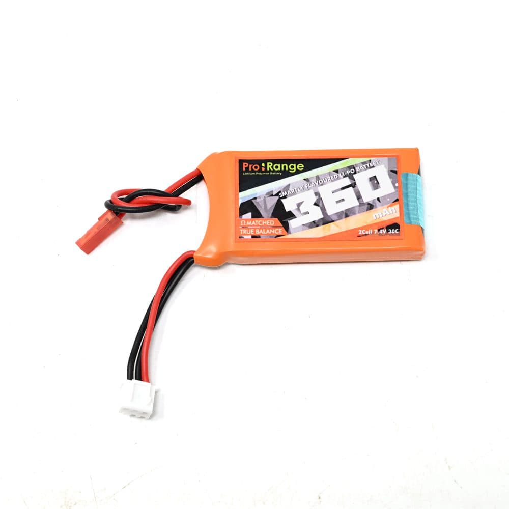 Pro-Range 7.4V 360mAh 30C 2S Lithium Polymer Battery Pack