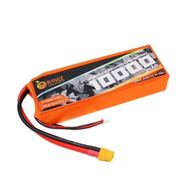 Orange 11.1V 10000mAh 35C 3S Lithium Polymer Battery Pack