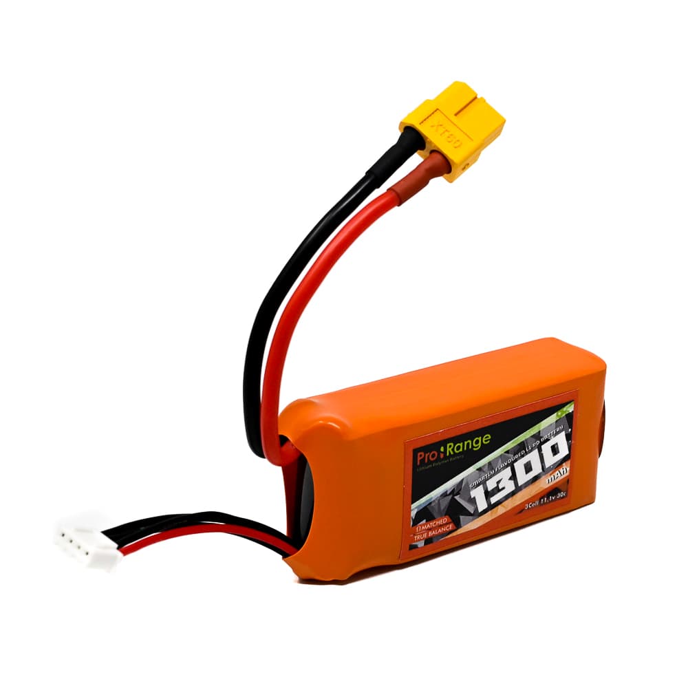 Pro-Range 11.1V 1300mAh 30C 3S Lithium Polymer Battery Pack