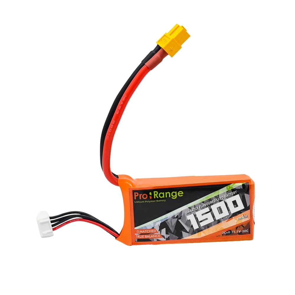 Pro-Range 11.1V 1500mAh 30C 3S Lithium Polymer Battery Pack