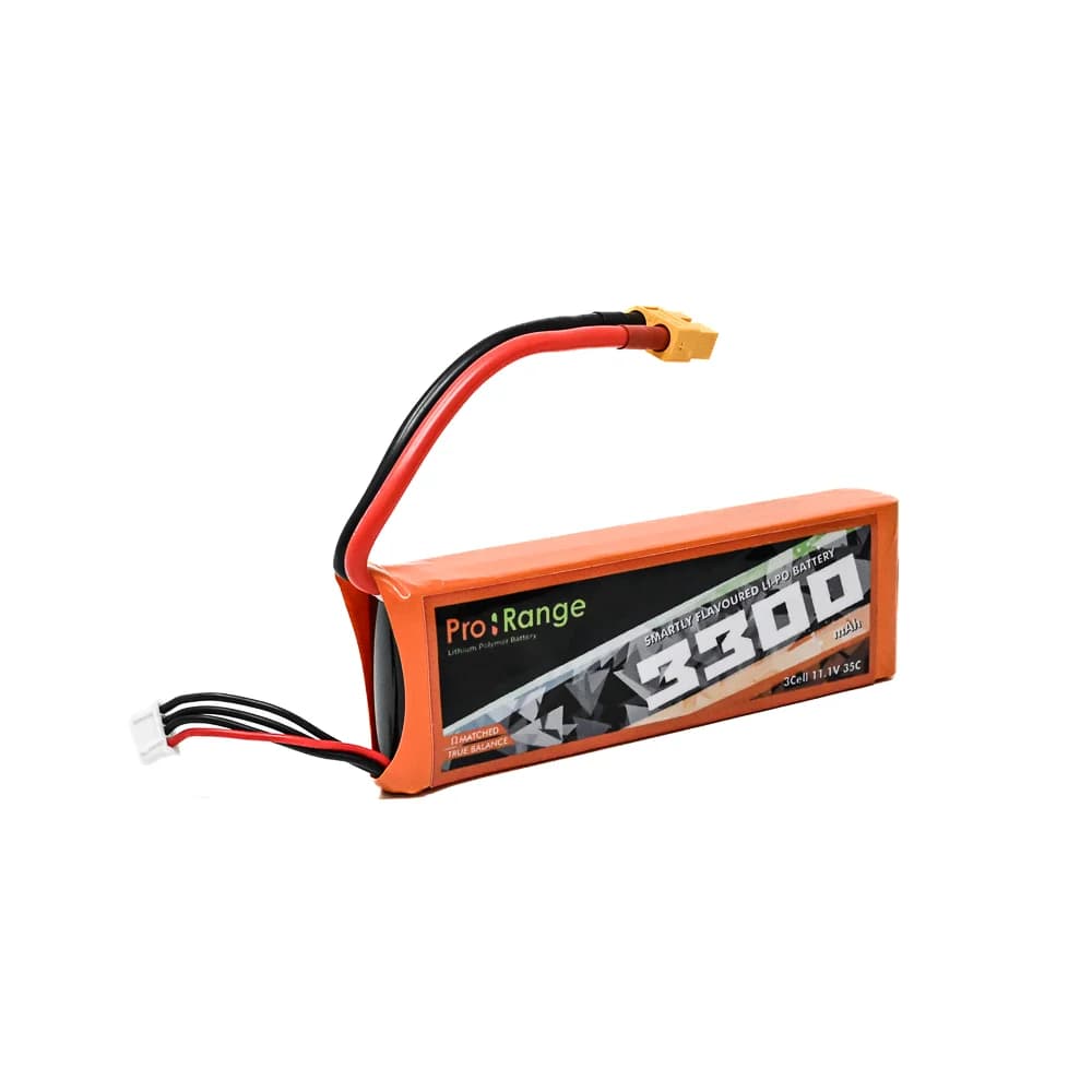 Pro-Range 11.1V 3300mAh 35C 3S Lithium Polymer Battery Pack