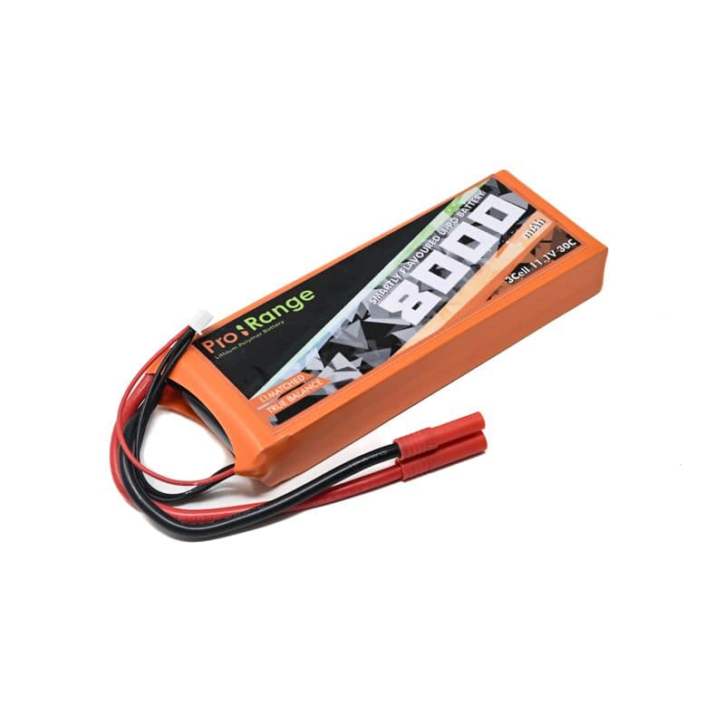Pro-Range 11.1V 8000mAh 30C 3S Lithium Polymer Battery Pack