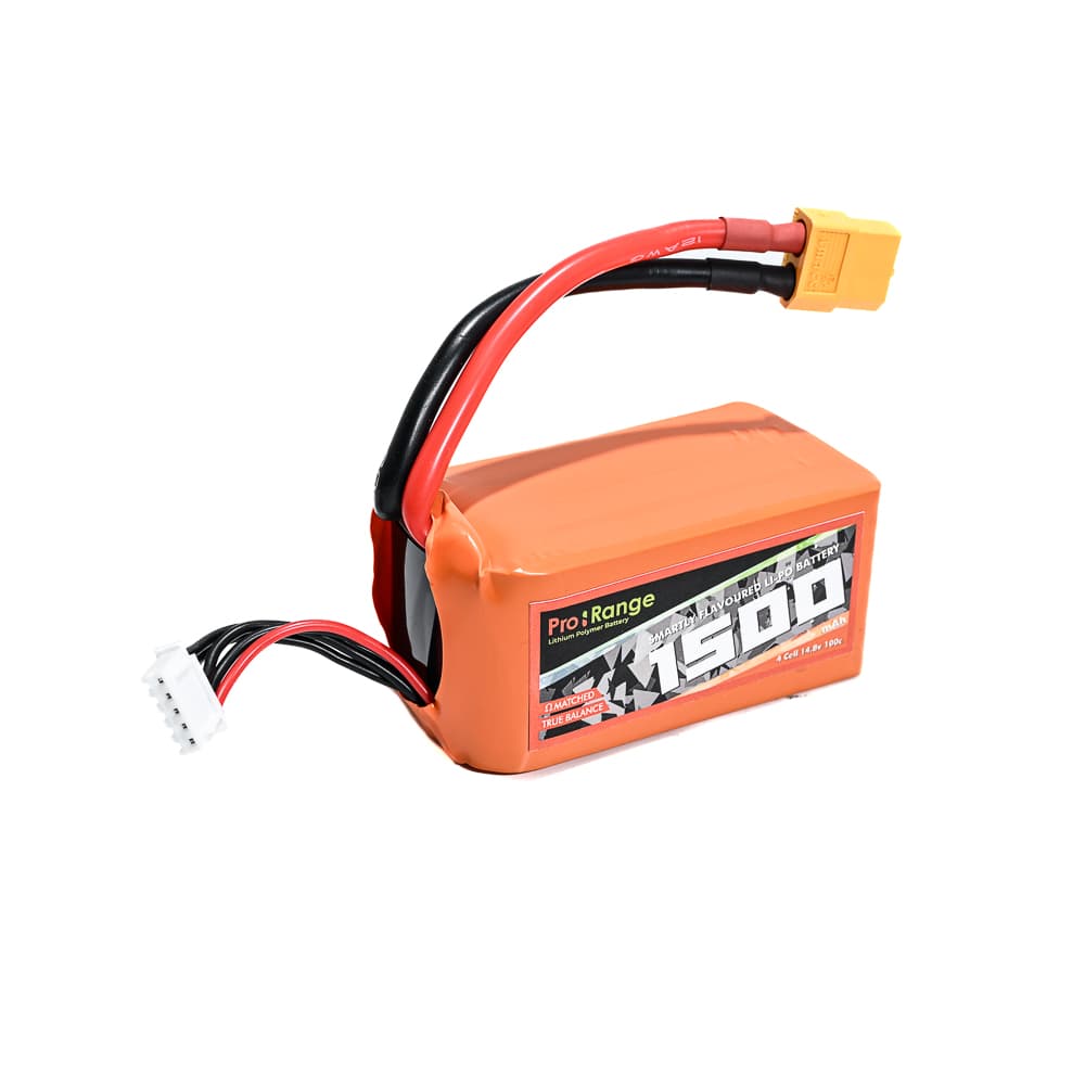 Pro- Range 14.8V 1500mAh 100C 4S Lithium Polymer Battery Pack