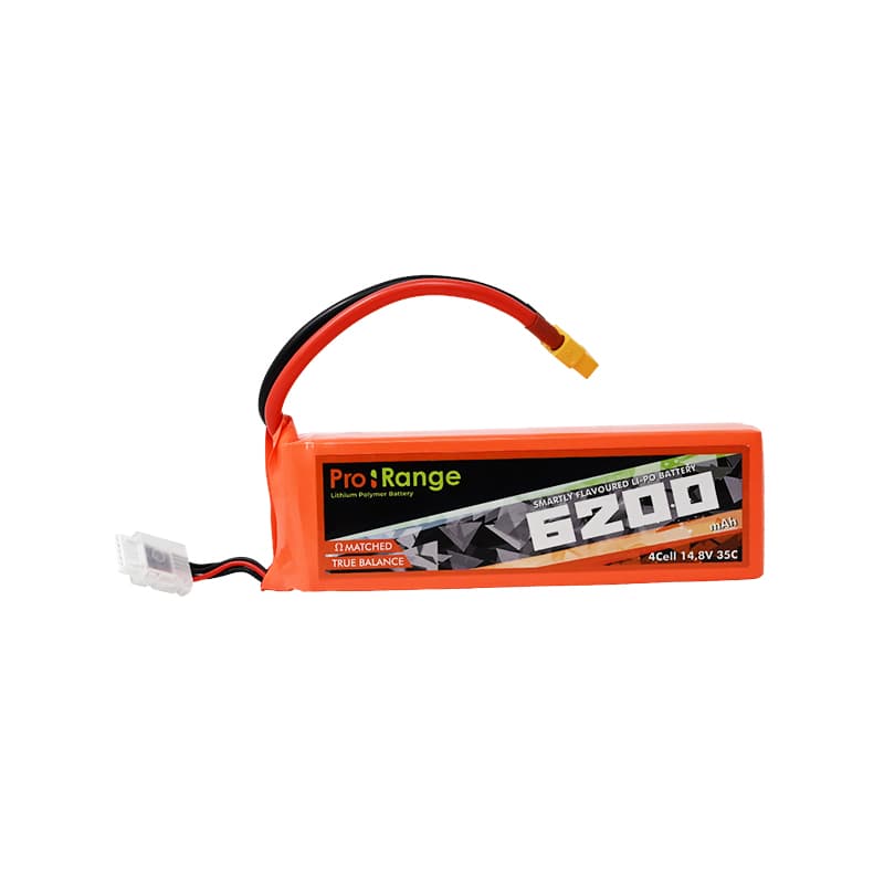 Pro-Range 14.8V 6200mAh 35C 4S Lithium Polymer Battery Pack