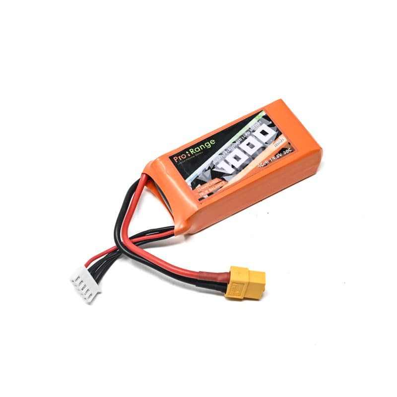 Pro-Range 14.8V 1000mAh 30C 4S Lithium Polymer Battery Pack