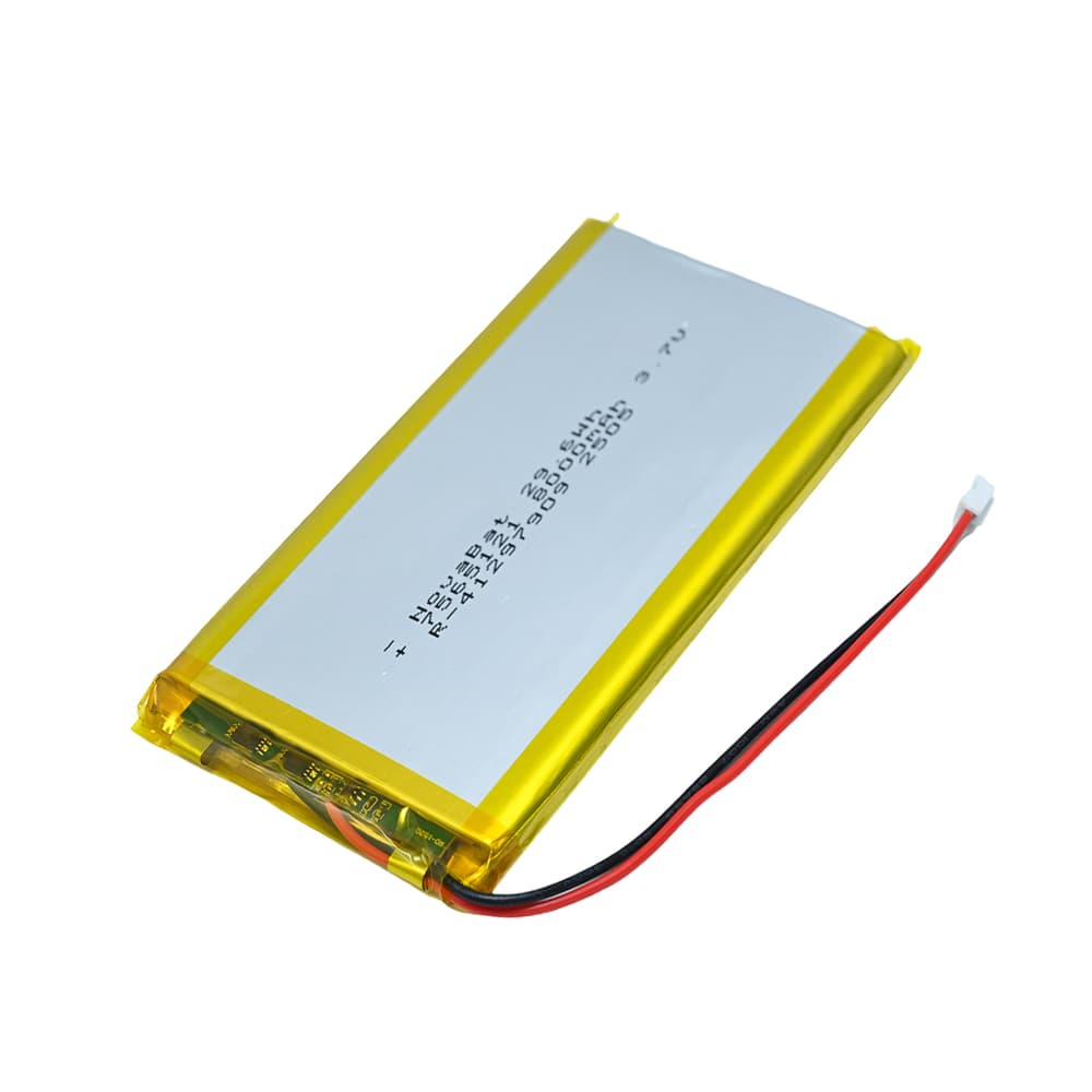NOVA 7565121 8000mAh 3.7V Micro LiPo Battery pack with PCB and 100mm Cable of 22AWG